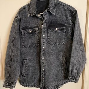 Black/Gray Denim Jacket